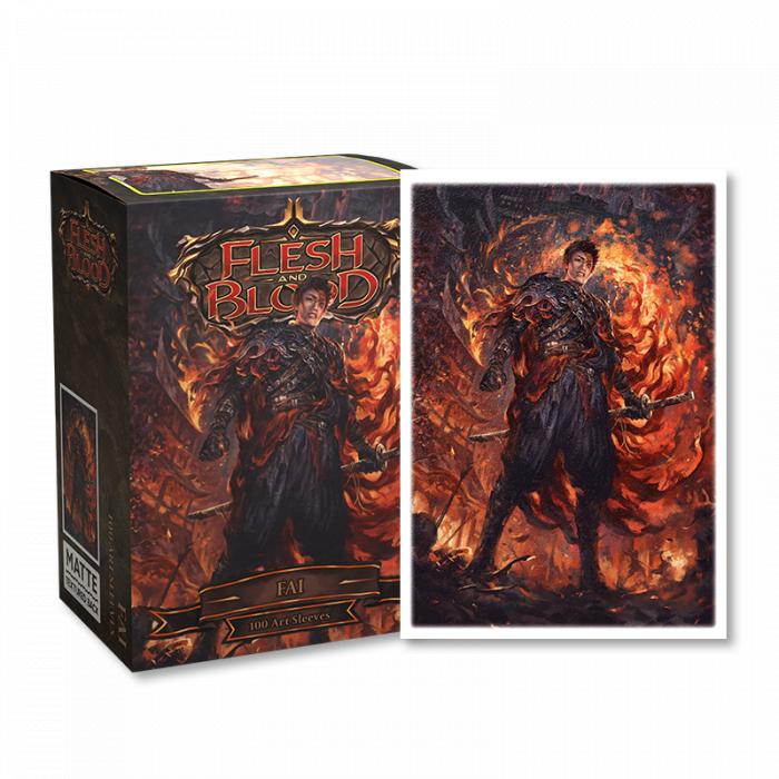 Dragon Shield - 100 protège-cartes Standard Art - Flesh and Blood "Fai"