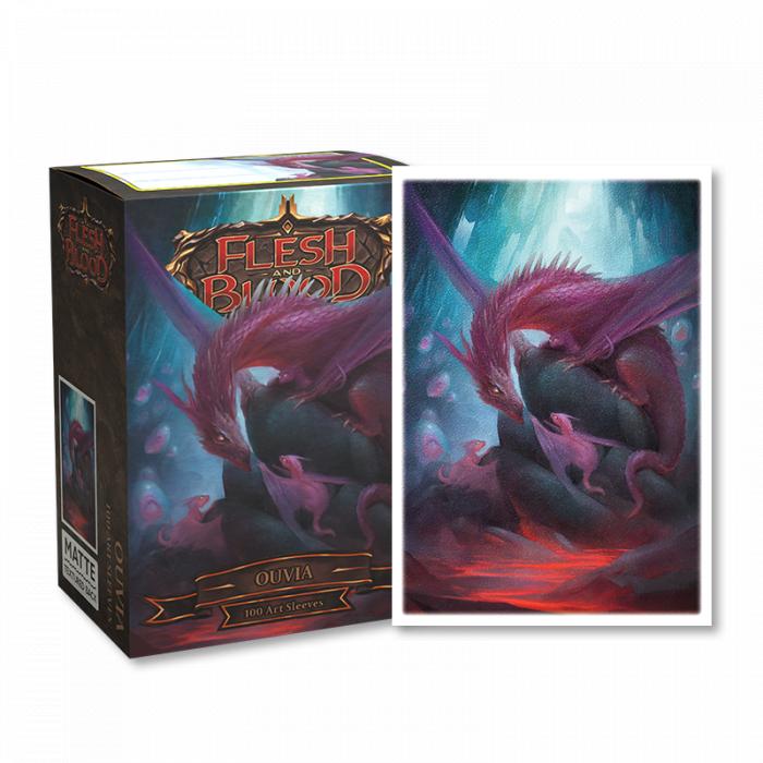 Dragon Shield - 100 protège-cartes Standard Art - Flesh and Blood