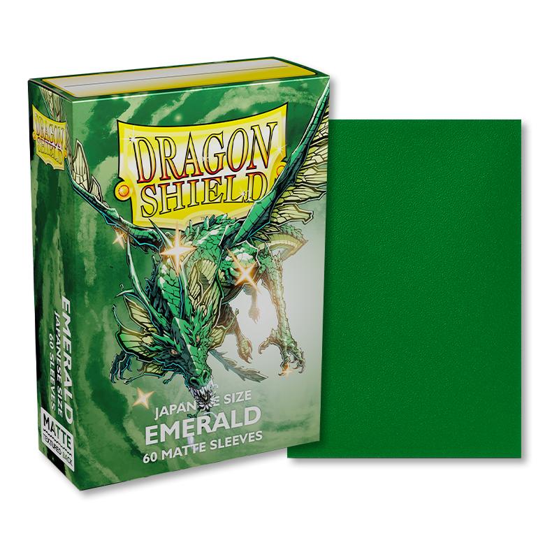 Dragon Shield - 60 protège-cartes Mini Mat - Emeraude