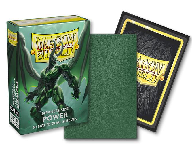 Dragon Shield - 60 protège-cartes Mini Dual Mat - Power