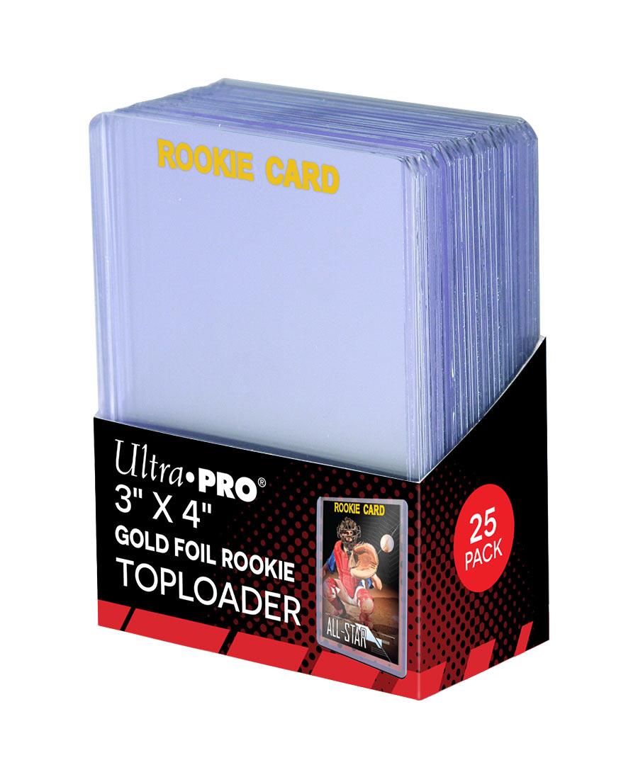 Ultra Pro - 3 X 4 Rookie Gold Toploader 25ct