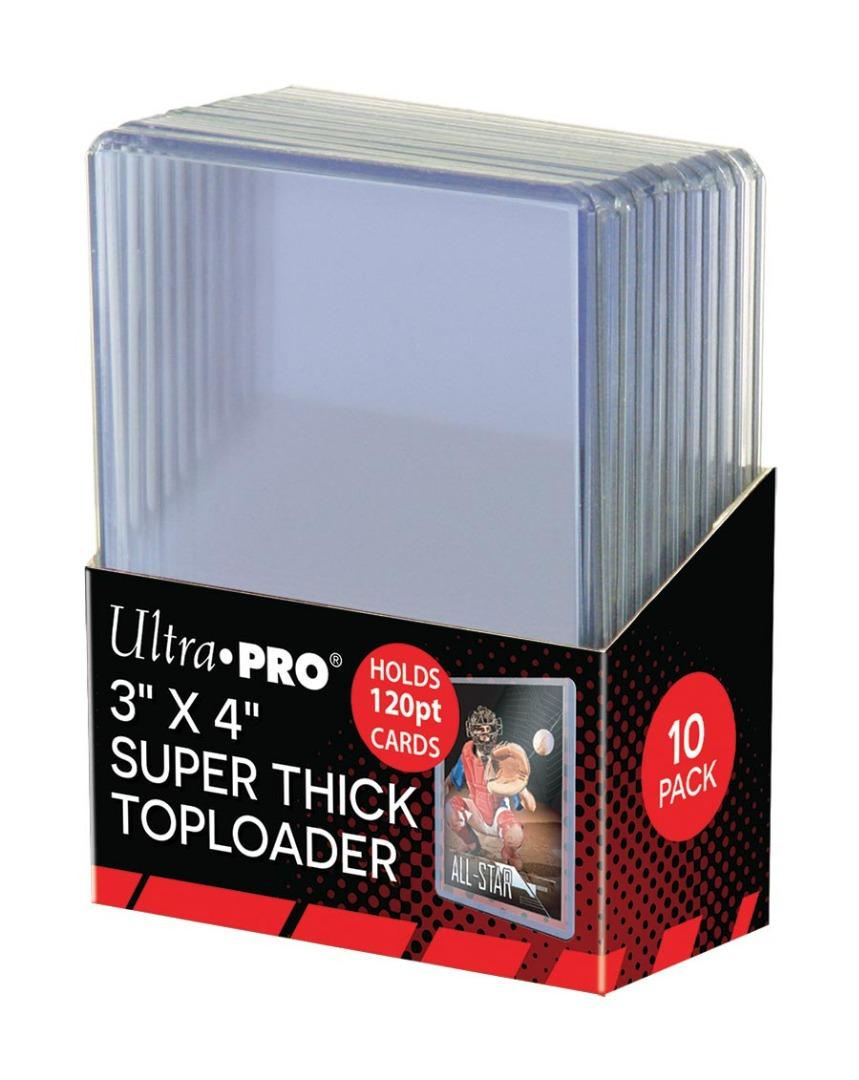 Ultra Pro - 3 X 4 Super Thick 120PT Toploader 10ct