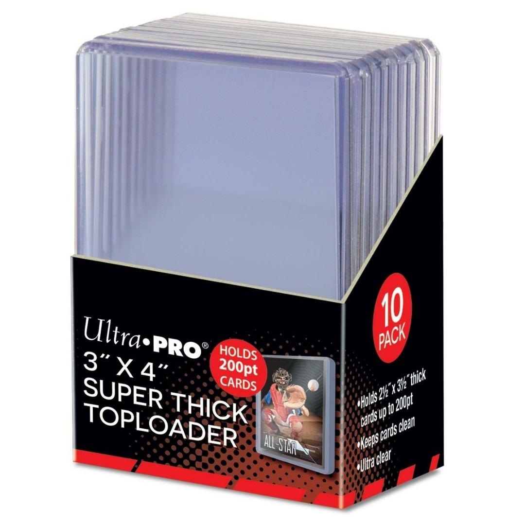 Ultra Pro - 3 x 4 Super Thick 200PT Toploader 10ct