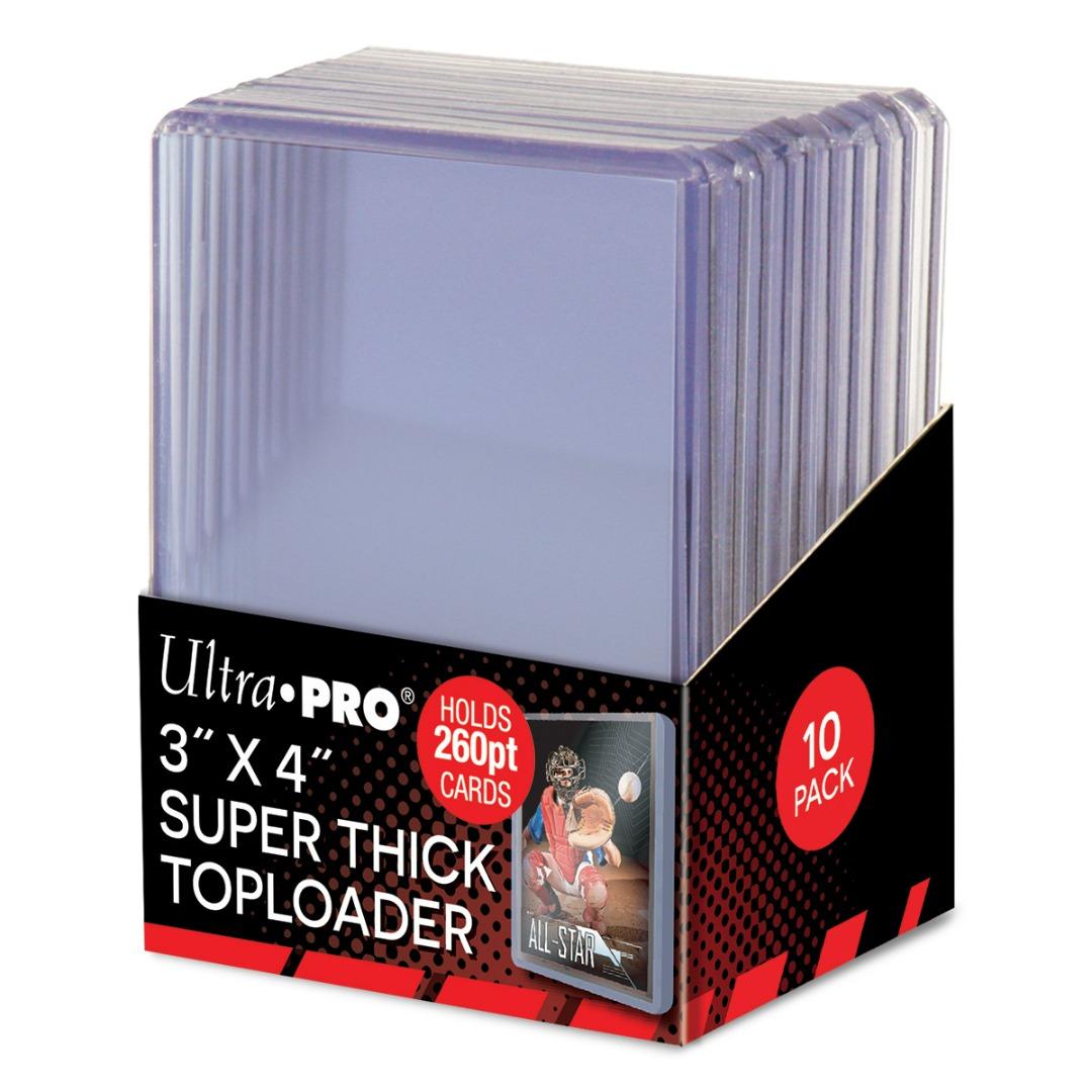 Ultra Pro - 3 x 4 Super Thick 260PT Toploader 10ct