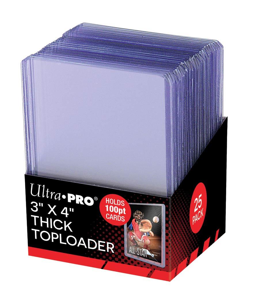 Ultra Pro - 3 X 4 Thick 100PT Toploader 25ct