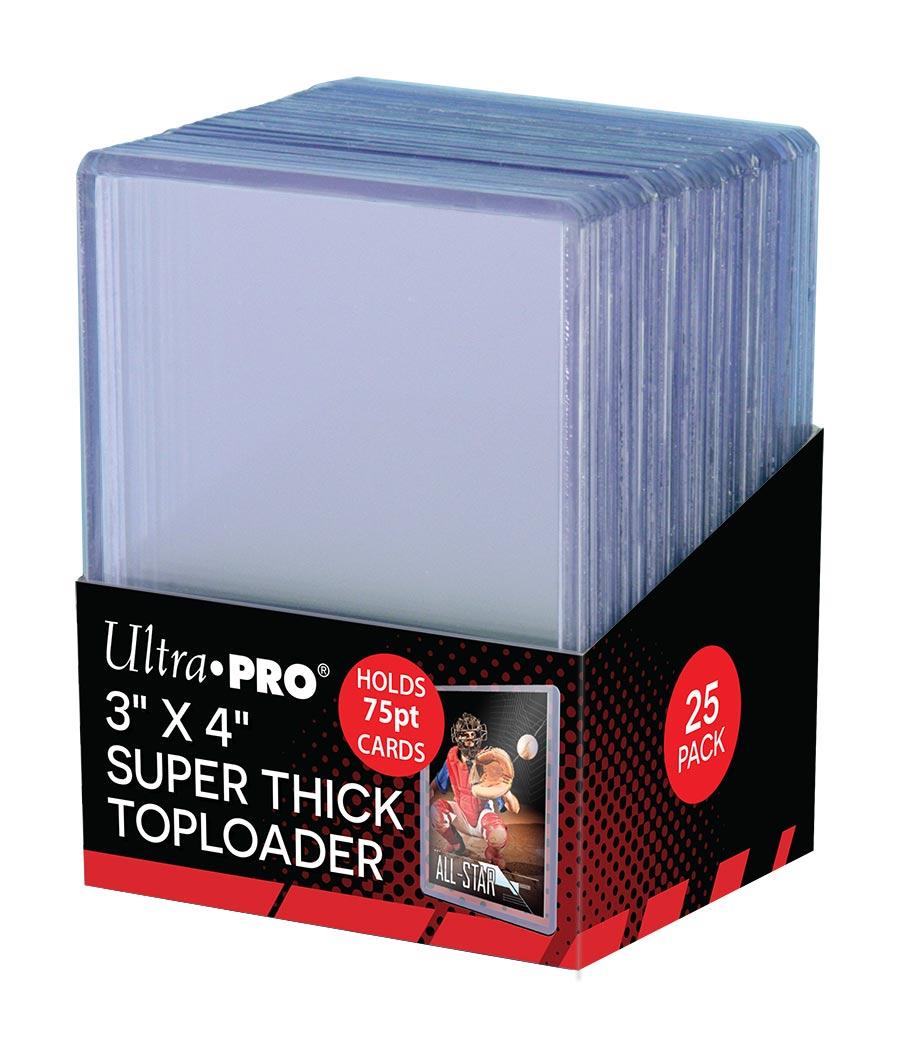 Ultra Pro - 3 X 4 Thick 75PT Toploader 25ct