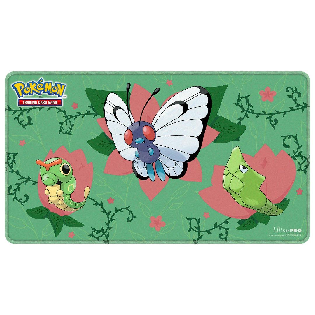 Ultra Pro - Tapis de Jeu avec bordure cousue Pokémon - Chenipan Evolutions