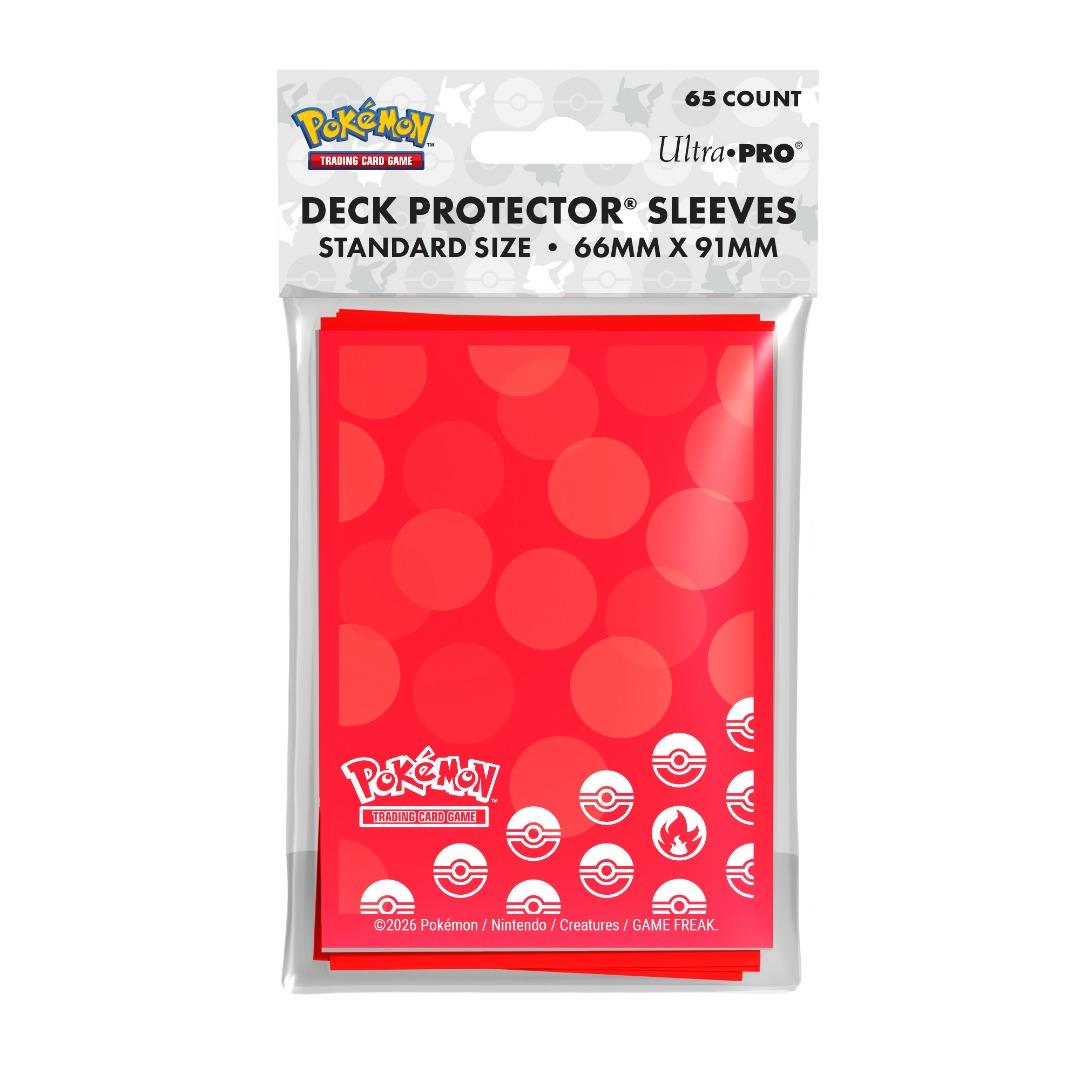 Ultra Pro - 65 protège-cartes standard Pokémon - Énergie Feu
