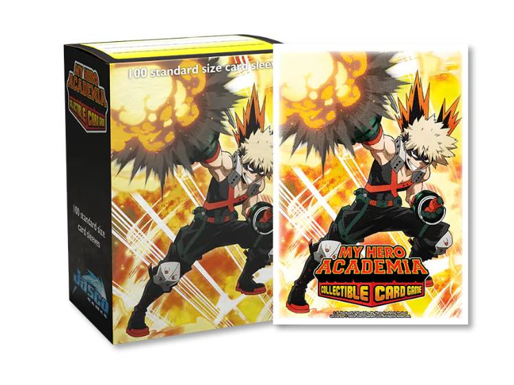 Dragon Shield - 100 protège-cartes Standard Art - Bakugo Explode