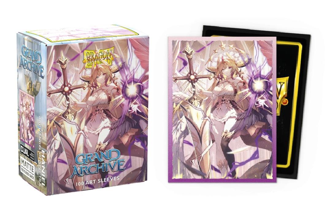 Dragon Shield - 100 protège-cartes Standard Art - Grand Archive : Haniel, Archangel of Spectra