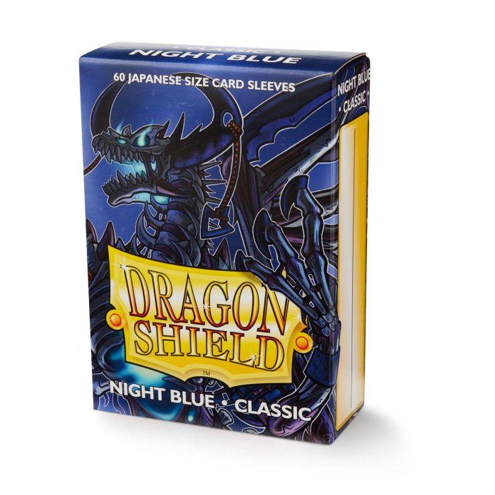 Dragon Shield - 60 protège-cartes Mini : Bleu Nuit