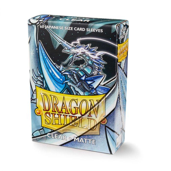 Dragon Shield - 60 protège-cartes Mini : Transparent Mat