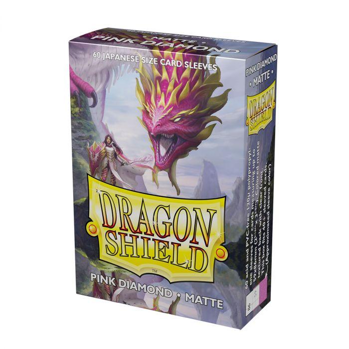 Dragon Shield - 60 protège-cartes Mini : Pink Diamond Mat