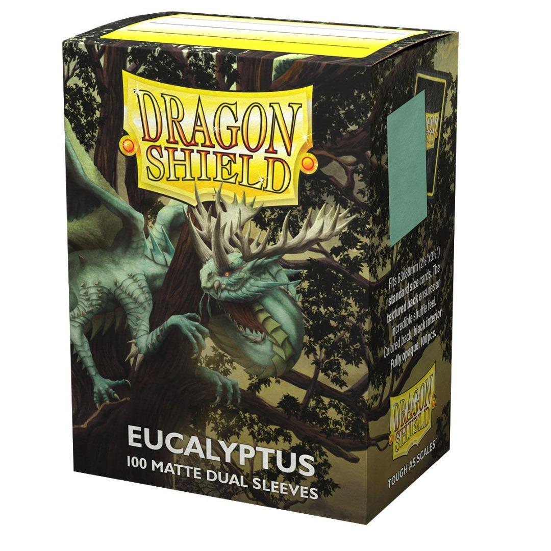 Dragon Shield - 100 protège-cartes standard Dual Mat - Eucalyptus