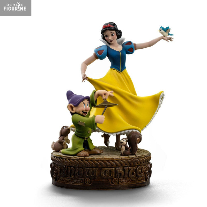 Blanche Neige et Sept Nains Figurine Snow White And Dopey Art Scale