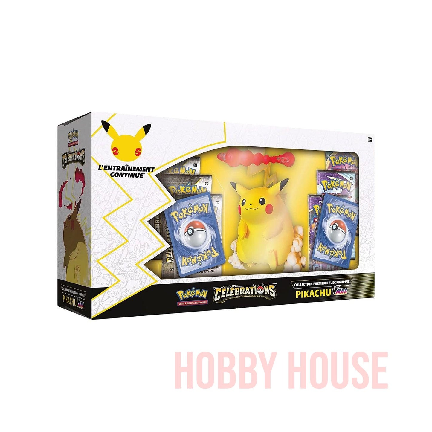Coffret Collection Premium Figurine Pokémon Celebrations Pikachu VMAX
