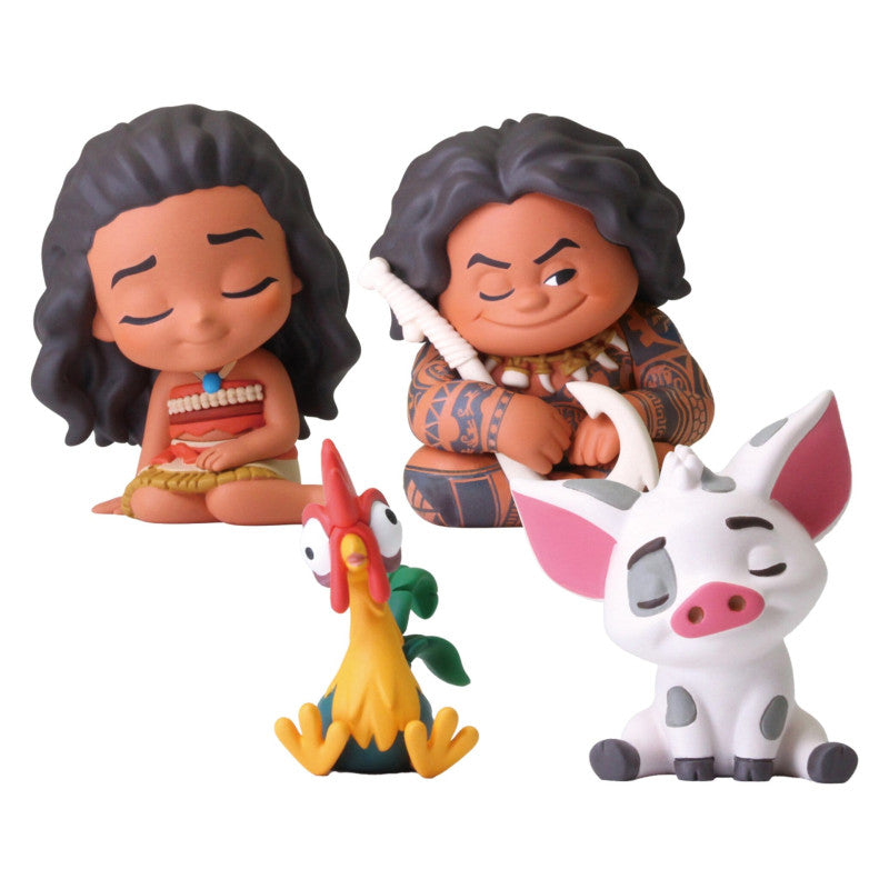 Disney Vaiana Pack 4 Figurines Aleatoires Twinchees Lil Sleepers