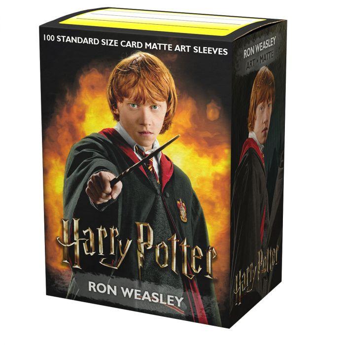 Dragon Shield - 100 protège-cartes Standard Art - Wizarding World Harry Potter - Ron Weasley