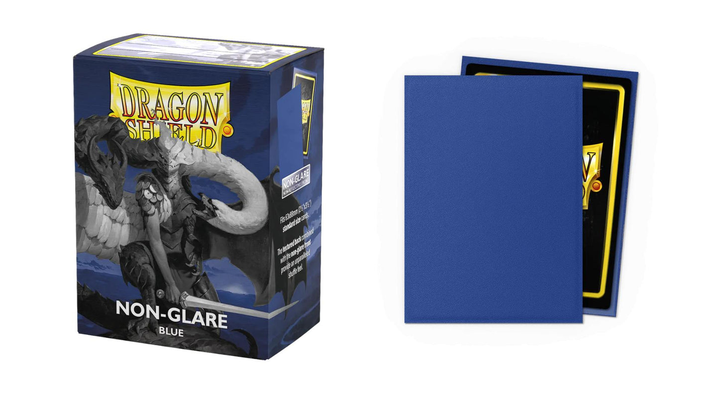 Dragon Shield - 100 protège-cartes standard Mat Non-glare - Bleu