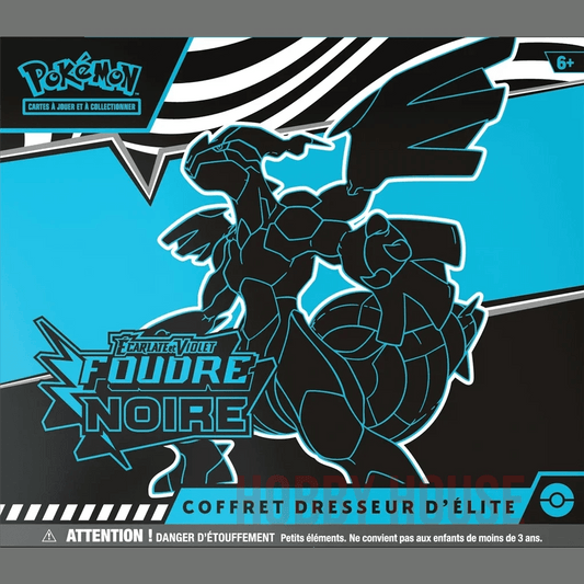 Coffret Dresseur d'Elite Pokémon Écarlate et Violet Foudre Noire Zekrom EV10.5