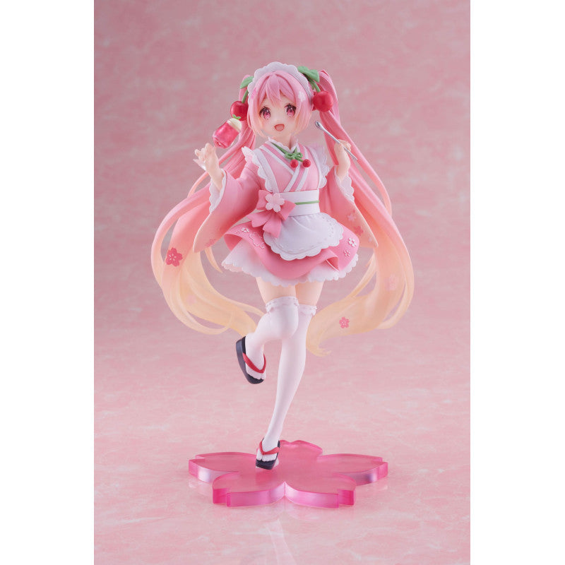 Figurine Newley Written Sakura Miku Japanese Cafe Coreful