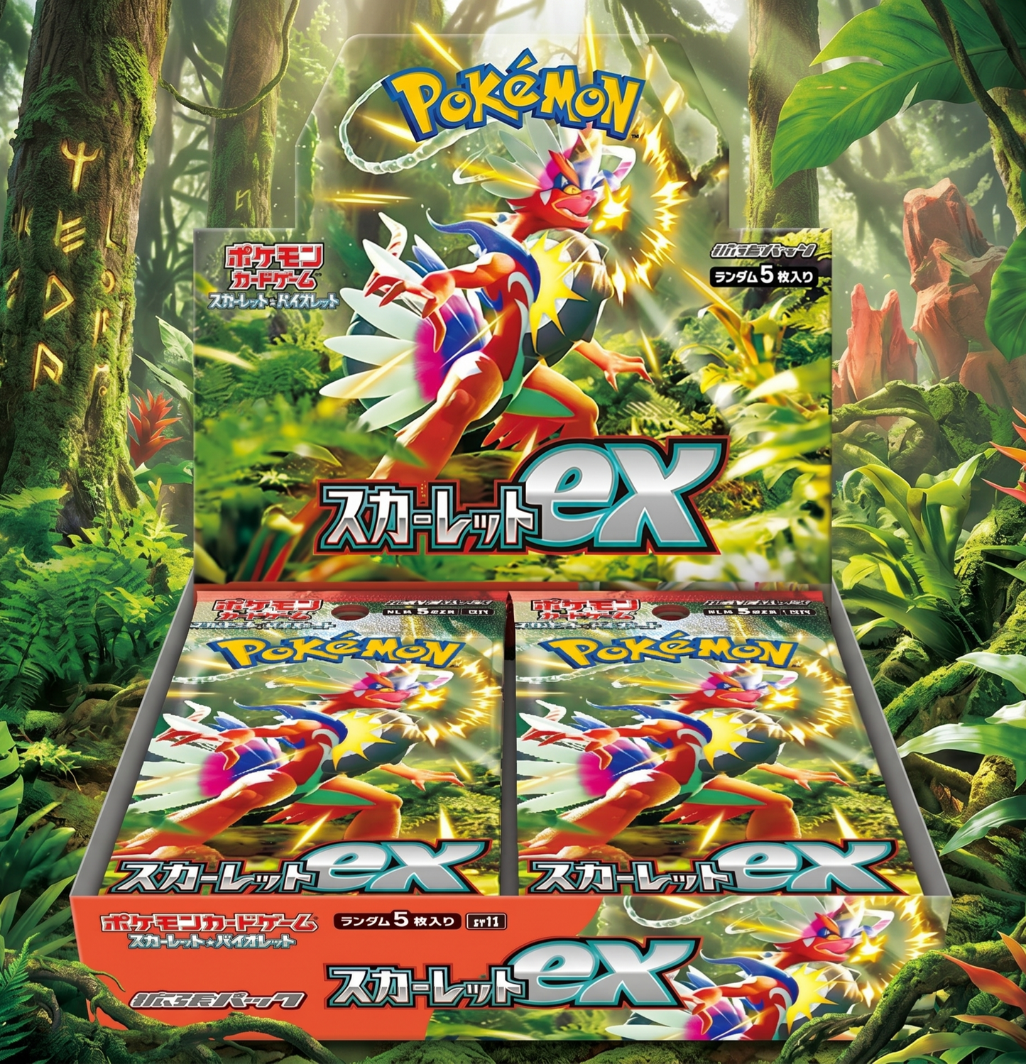 Display Pokémon SV1S Scarlet ex (JP)