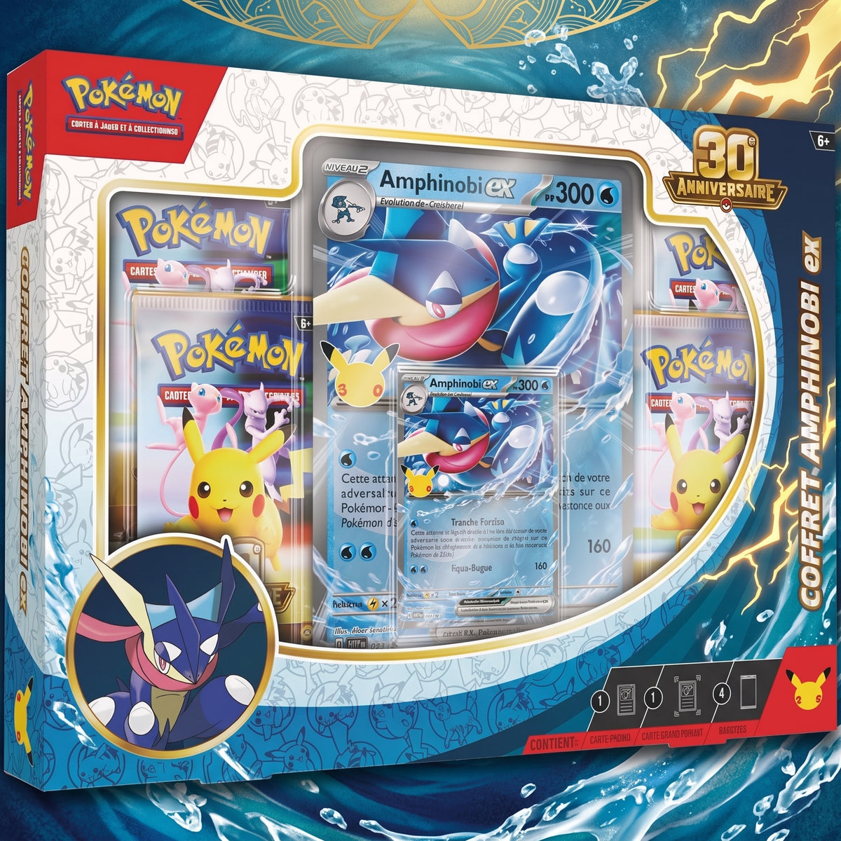 Pokémon - Coffret Amphinobi-ex 30ème Anniversaire