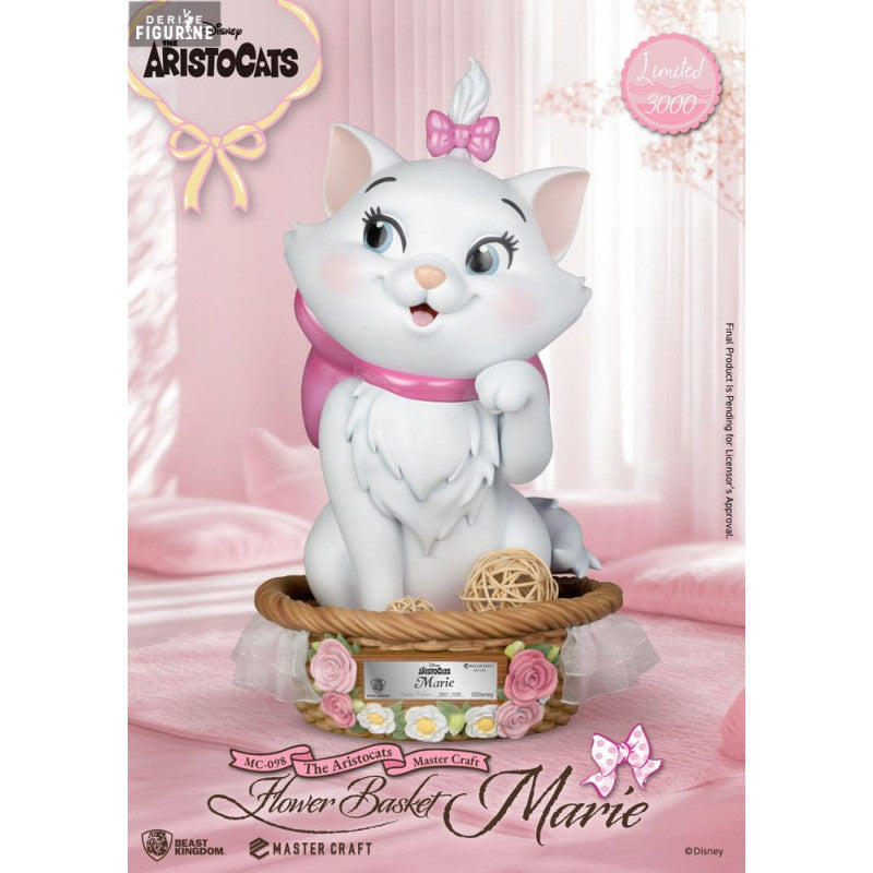 Les Aristochats Figurine Marie Flower Basket Master Craft