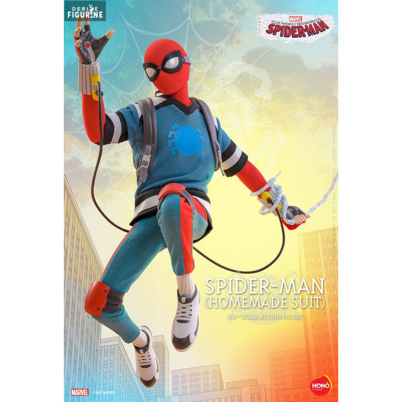 Marvel Your Friendly Neighborhood Spider Man Figurine Spider Man Homemade Suit