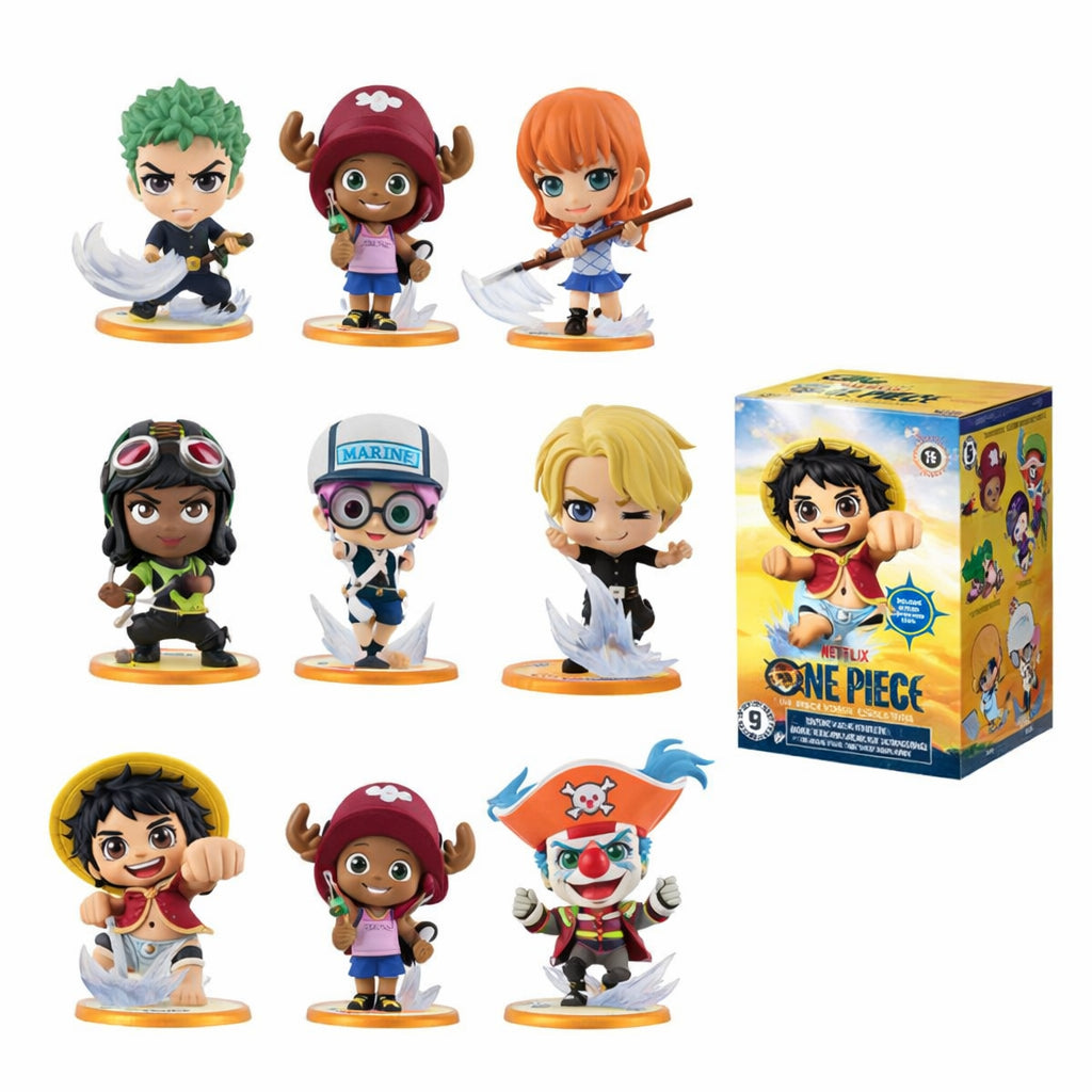 One Piece Pack 8 Figurines Cosbi