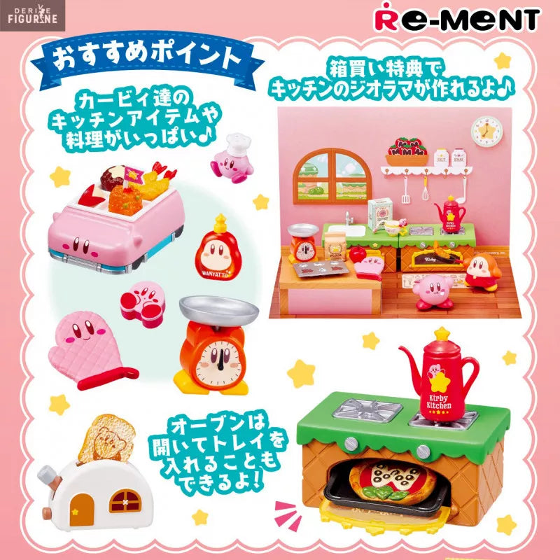 Pack 8 Figurines Hungry Kirby Kitchen