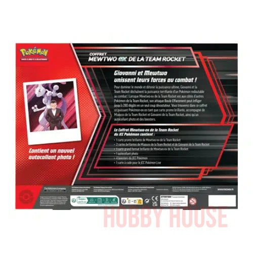 Pokémon Coffret Mewtwo-ex Team Rocket VF