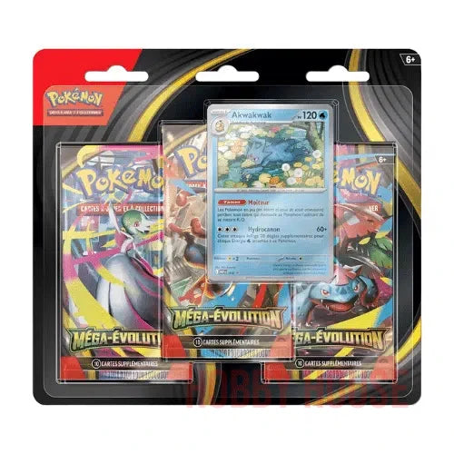 Pokémon Tri Pack Mega Evolution Promo Akwakwak