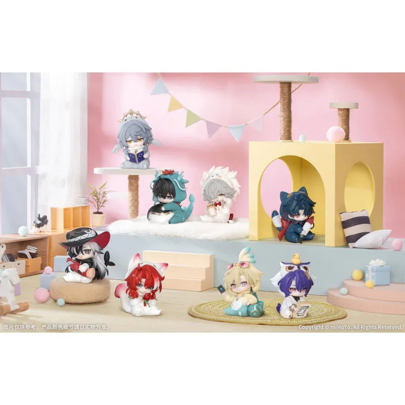 Star Rail Pack 8 Figurines Boys Dorm Series Chibi