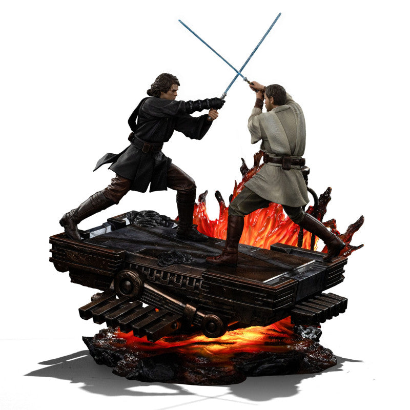 Star Wars Figurine Anakin Vs Obi Wan Art Scale