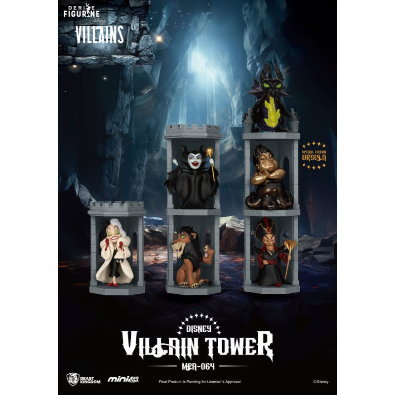 Villains Pack 6 Figurines Villain Tower Mini Egg Attack