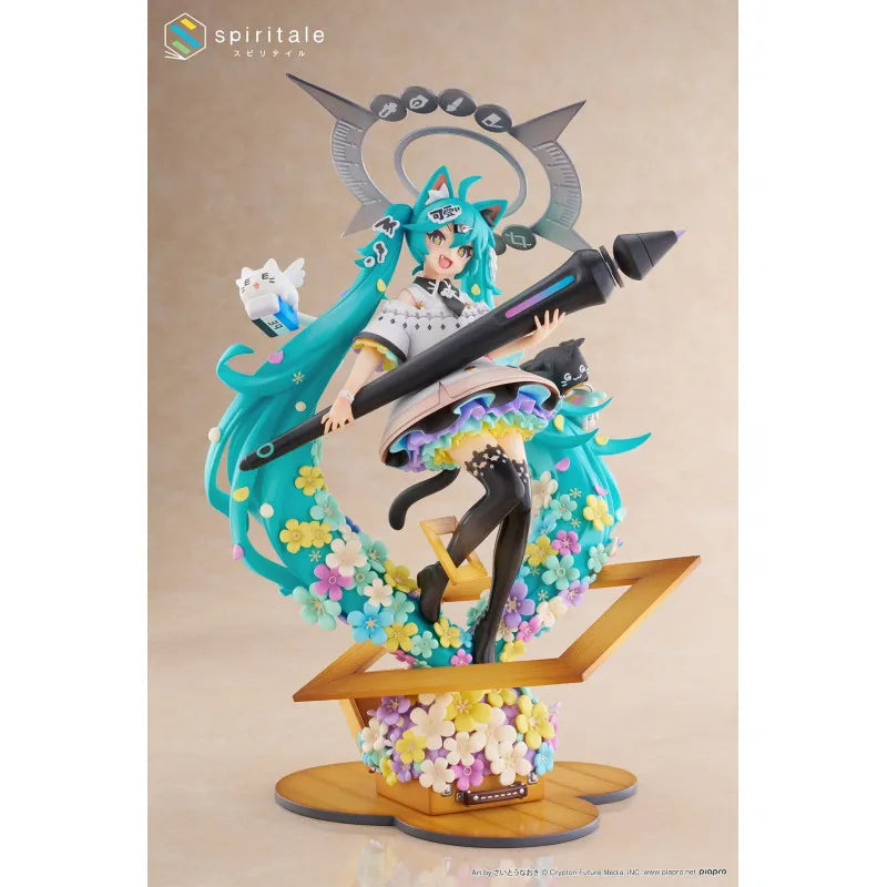 Vocaloid Figurine Hatsune Miku X Naoki Saito My Figure Making the Painter Spiritale