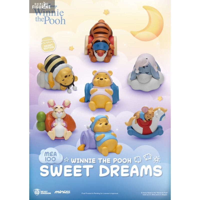 Winnie l'Ourson Pack 6 Figurines Blind Box Sweet Dreams Mini Egg Attack