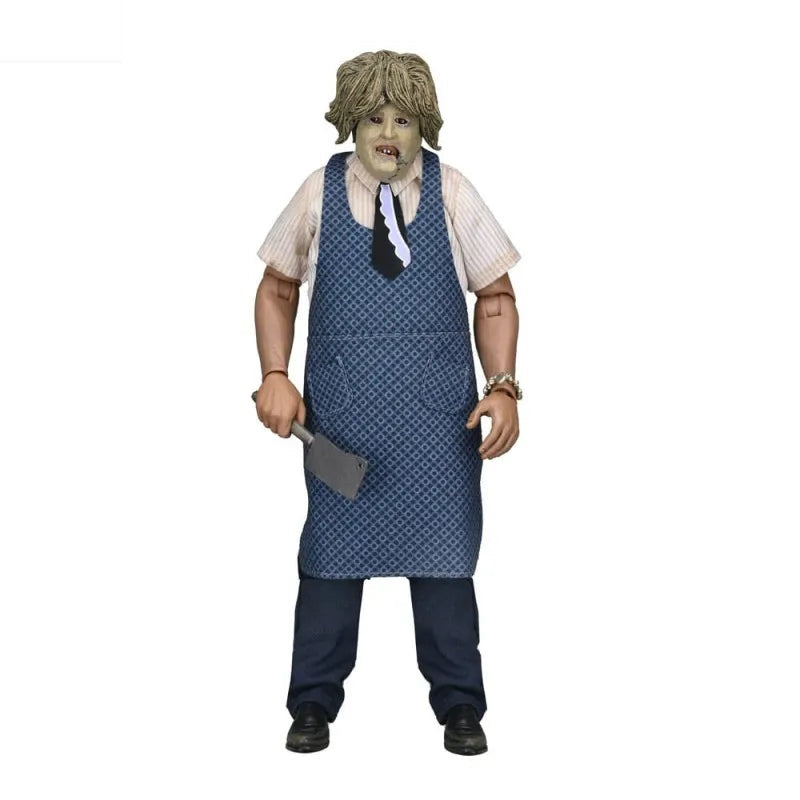 Figurine Leatherface With Old Lady Mask Clothed