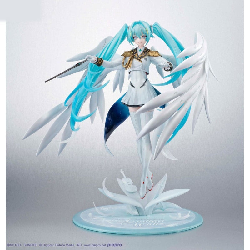 Mobile Suit Gundam X Hatsune Miku Figurine Hatsune Miku X Wing Gundam Zero Ew 45Th Anniversary Lucrea