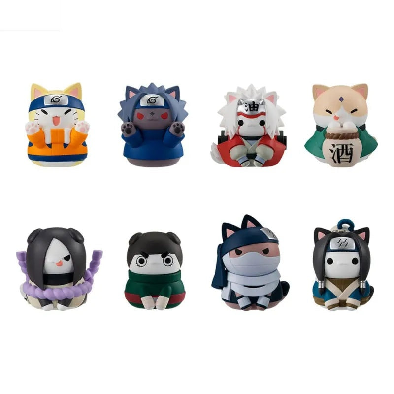 Shippuden Pack 8 Figurines Come Here Sasuke Kun Mega Cat Project Nyaruto
