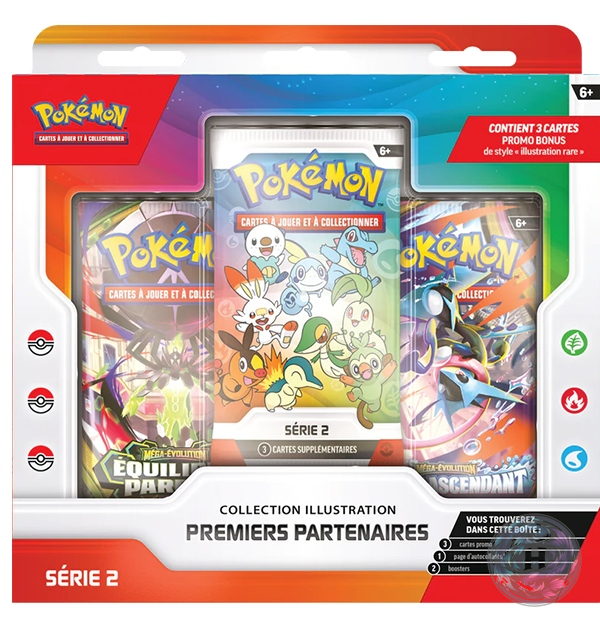 Collection Illustration Premiers Partenaires Série 2 Pokémon (FR)