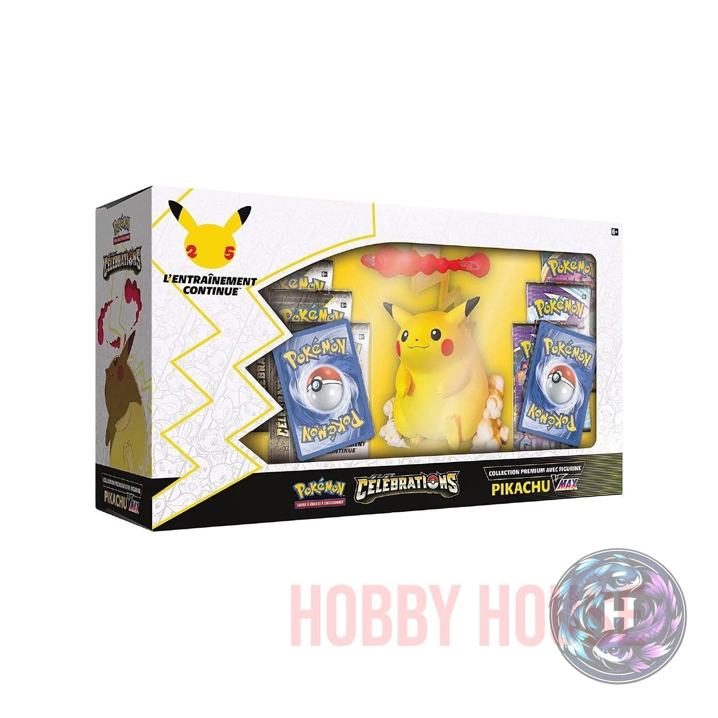 Coffret Collection Premium Figurine Pokémon Celebrations Pikachu VMAX