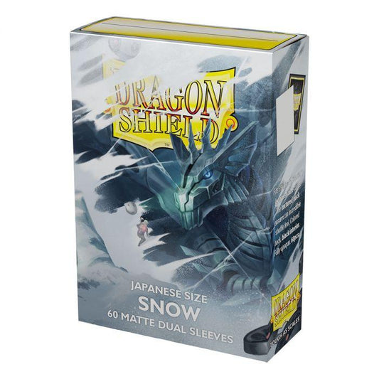 Dragon Shield - 60 protège-cartes Mini Dual Mat - Snow