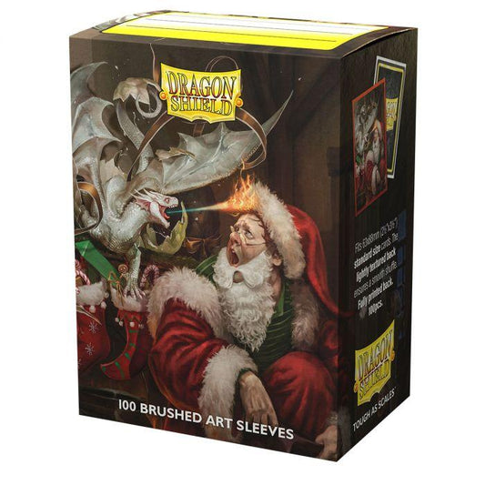 Dragon Shield - 100 protège-cartes Standard Art- Christmas Dragon 2021
