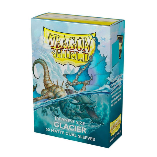 Dragon Shield - 60 protège-cartes Mini Dual Mat - Glacier