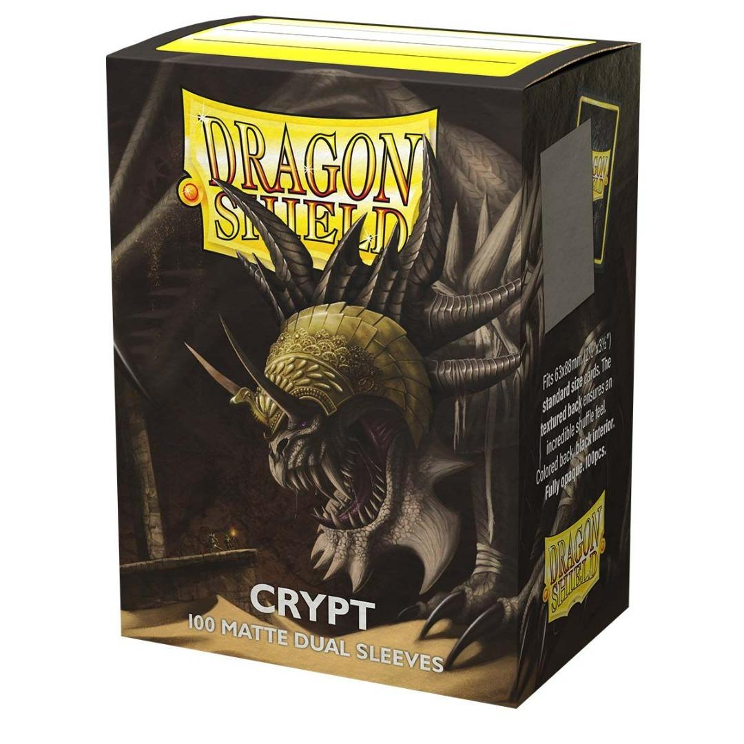 Dragon Shield - 100 protège-cartes standard Dual Mat - Crypt
