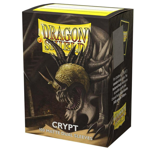 Dragon Shield - 100 protège-cartes standard Dual Mat - Crypt