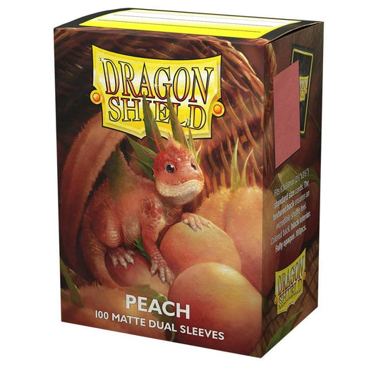 Dragon Shield - 100 protège-cartes standard Dual Mat - Peach