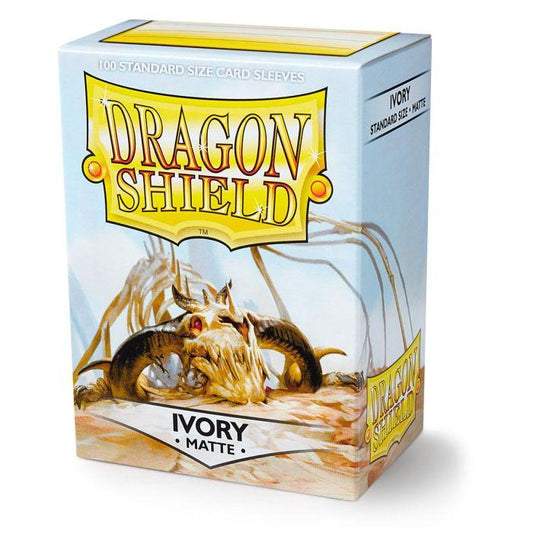 Dragon Shield - 100 protège-cartes standard Mat - Ivoire